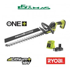 TAGLIASIEPI A BATTERIA RYOBI 18V MOD. RY18HT50A - 120 LAMA 50 CM. (1 x 2.0 Ah)